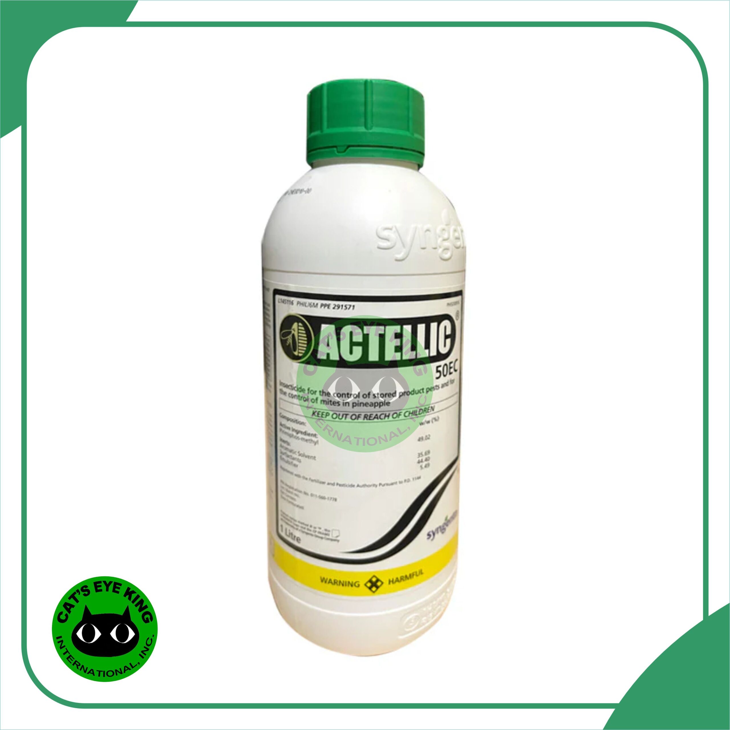 Actellic 50EC | Primiphos Methyl | Stored Product Pest | Snake Control | Fogging | Misting – 1 liter