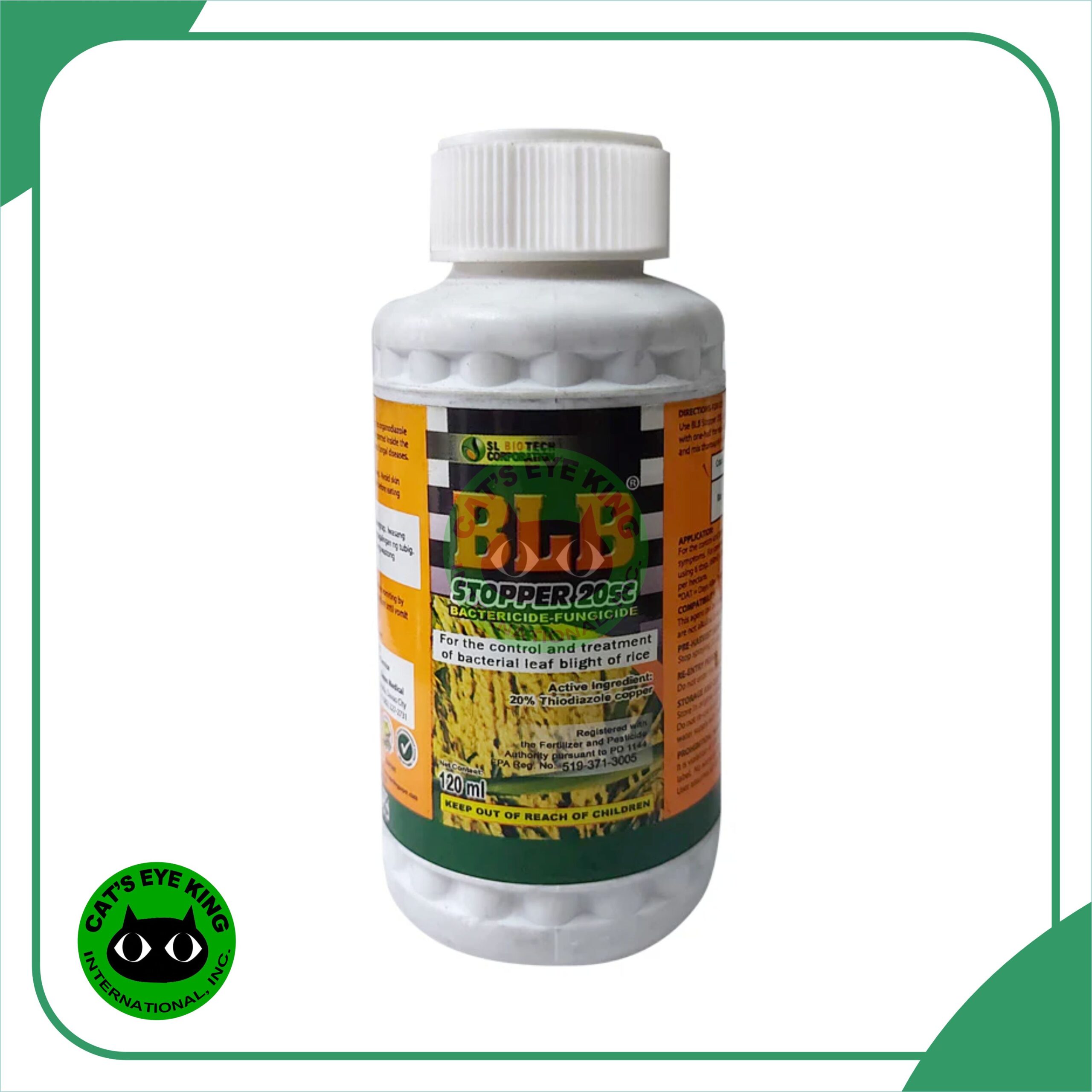 BLB Stopper 20 SC | Fungicide & Bactericide | Thiodiozole Copper – 120ml