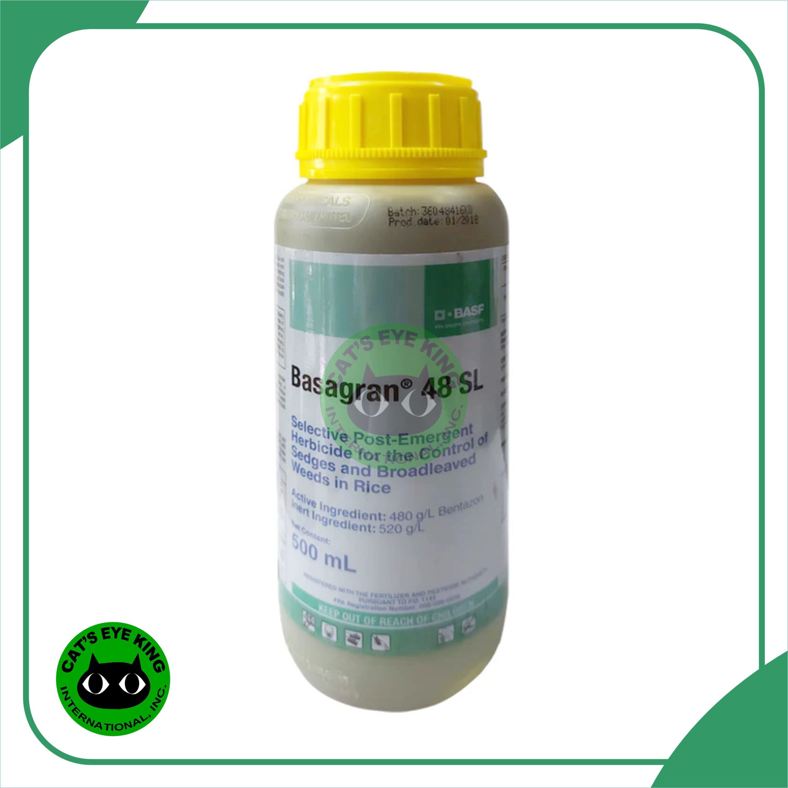 Basagran 48 SL | Selective Herbicide | Bentazon – 1 liter
