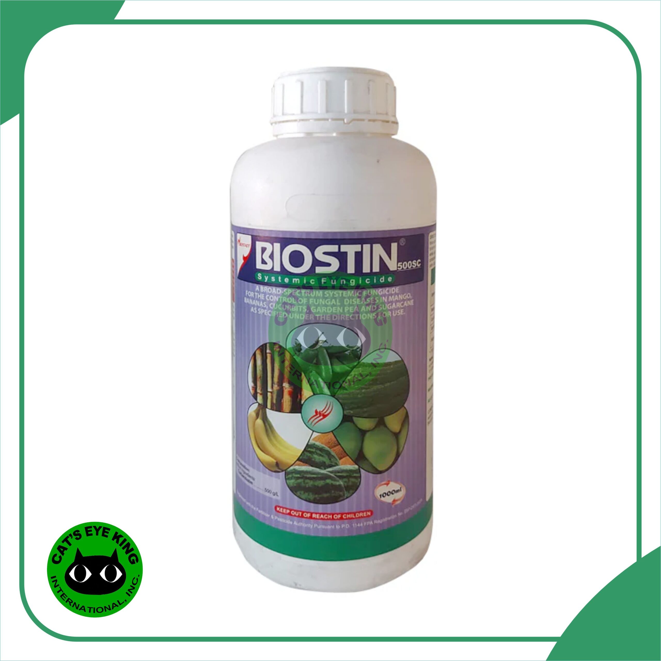 BIOSTIN SYSTEMATIC FUNGICIDE | Carbendazim | Fungicide – 1 liter