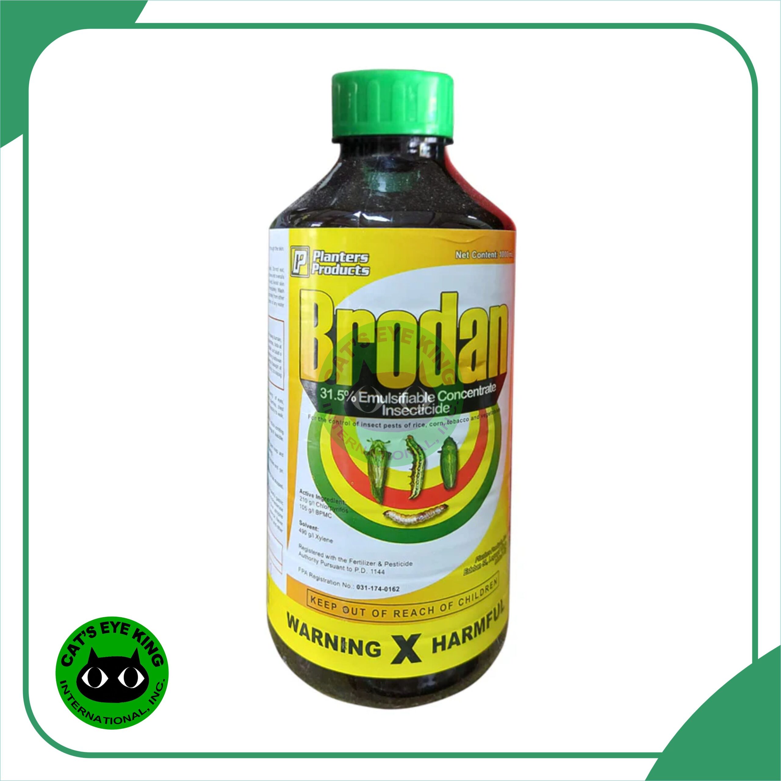 Brodan 31.5 EC | Chlorpyrifos | BPMC – 1 liter