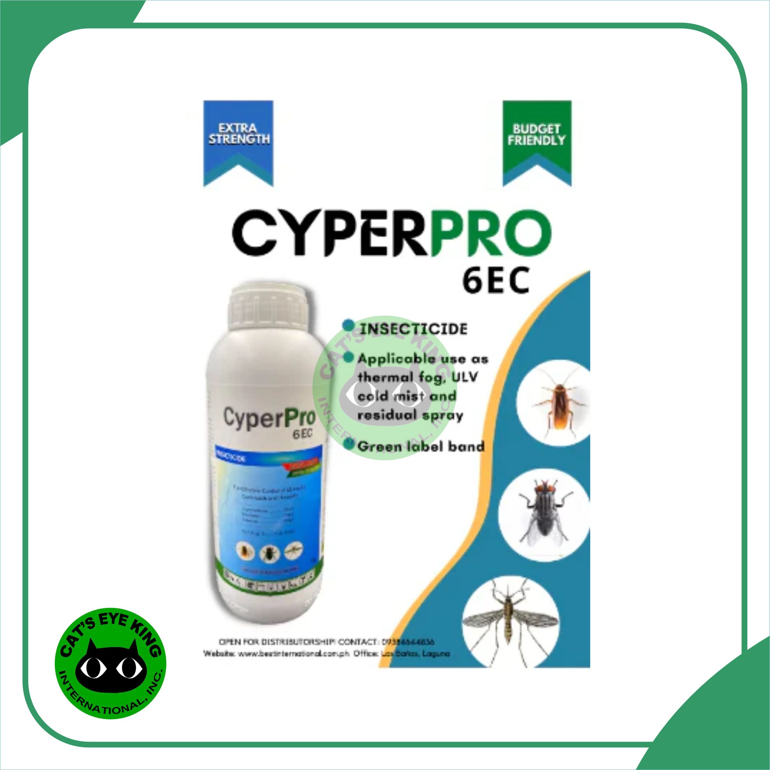 Cyperpro 6EC | Cypermethrin | General Pest Control – 1 liter