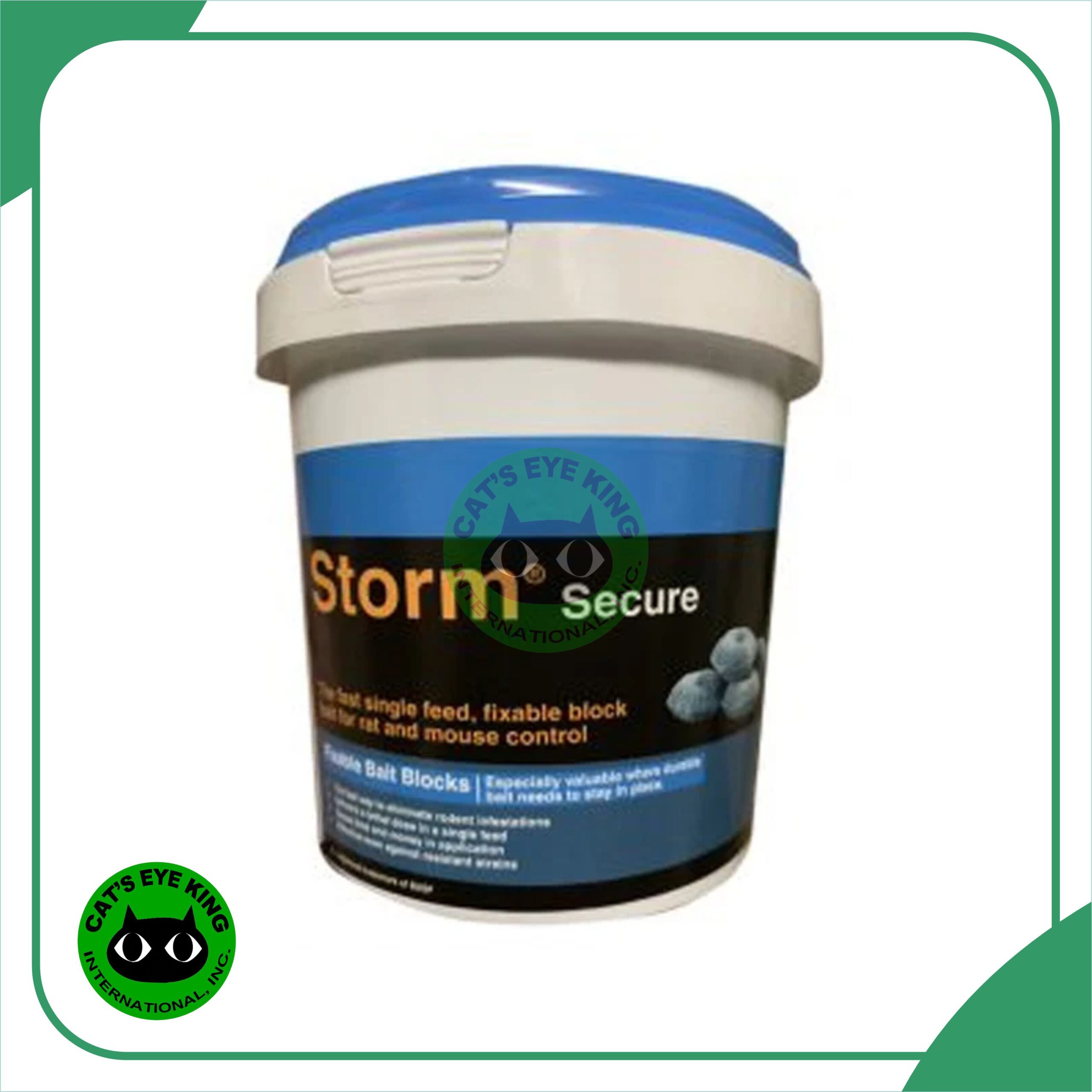 Storm Secure Rat Wax Bait |FLOCOUMAFEN | Rodenticide – 500g