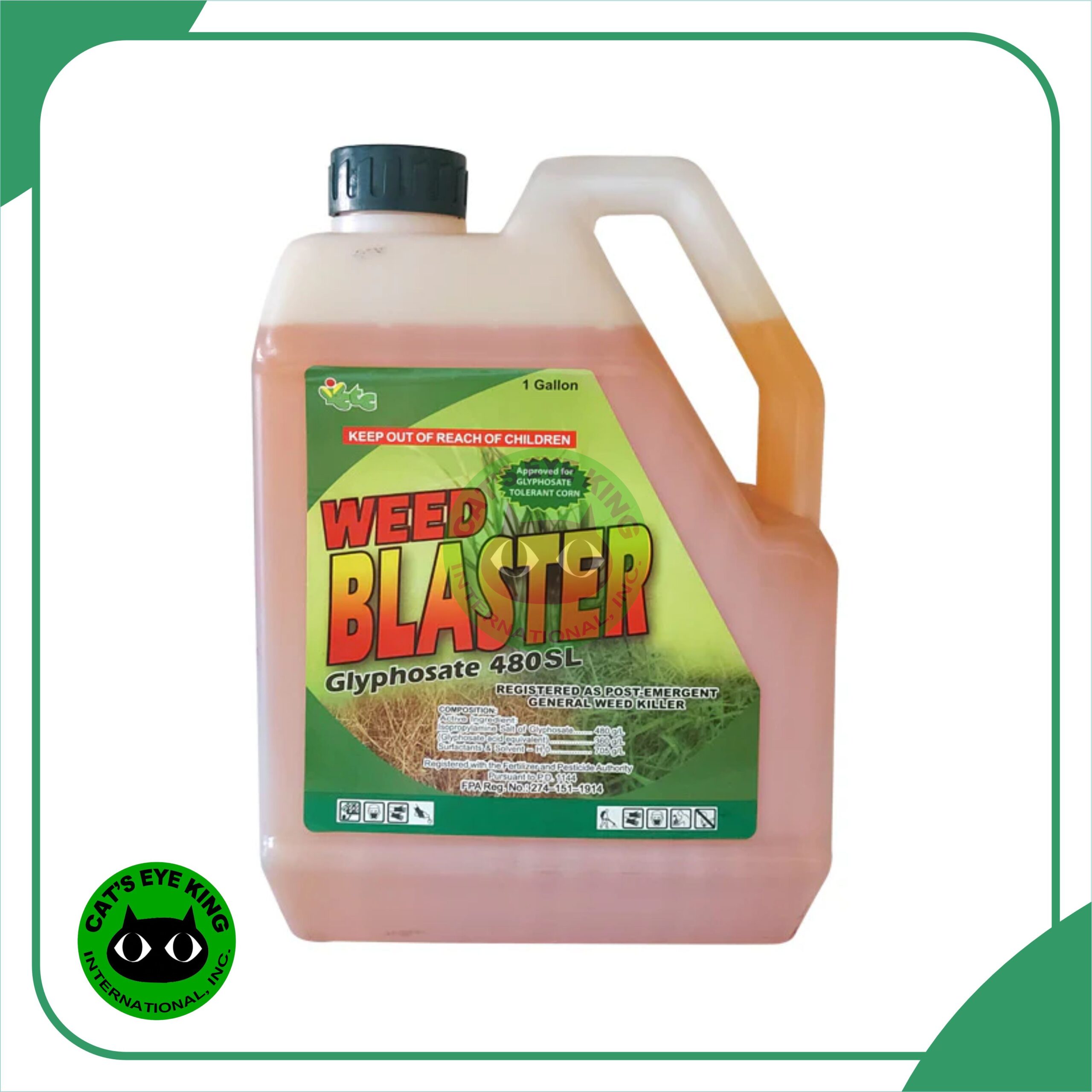 Weed Blaster (Glyphosate) Post Emergent Herbicide / Weed Killer
